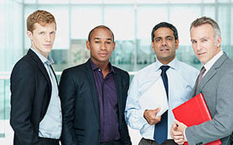 Four Business Men, Entrepreneur Assistance, Pineville, NC